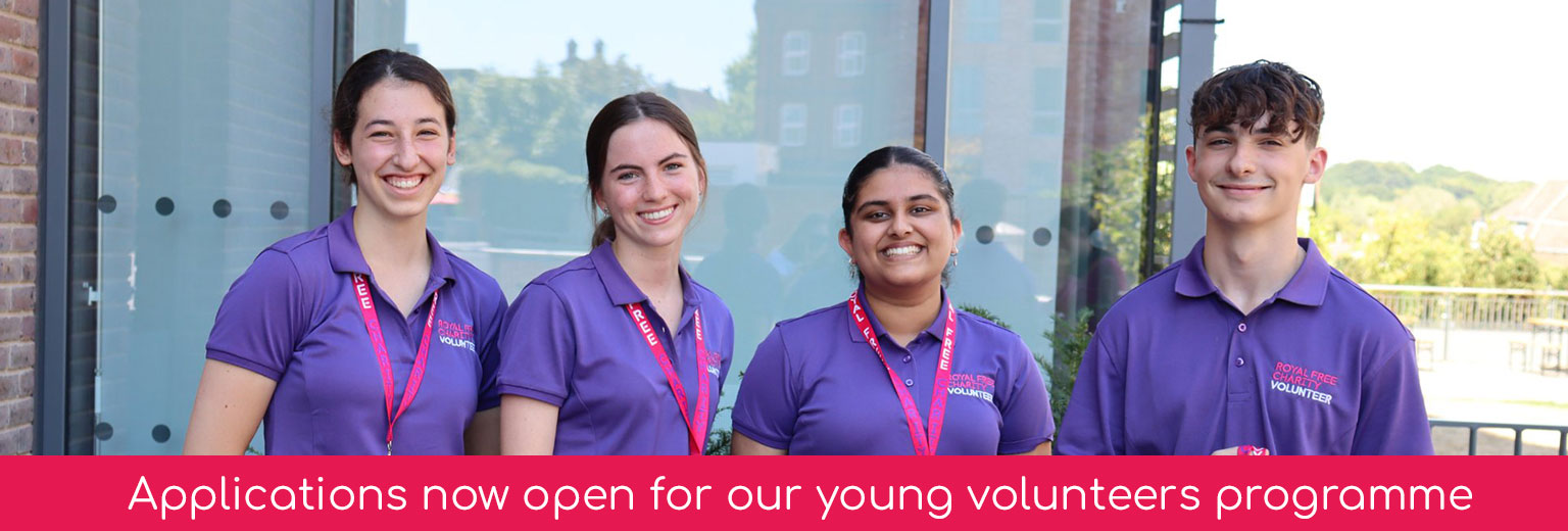 Applications now open for our young volunteers programme