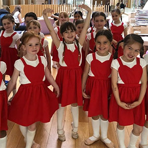 Pupils at The House of Ballet, Hampstead.